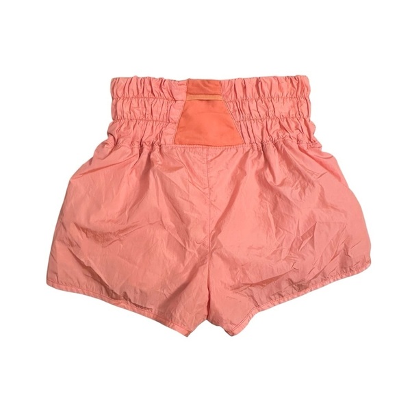 Free People Shorts the Way Home Orange Neon Casual High Waisted Gym Size Small - Picture 4 of 7